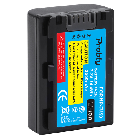 NP-FH50 NP FH50 NPFH50 camera Battery For Sony FH70 FH100 A230 A330 A290 A380 Alpha DSLR DSC-HX1 HX100 HX100V HDR-TG1E TG3 TG5 ► Photo 1/5