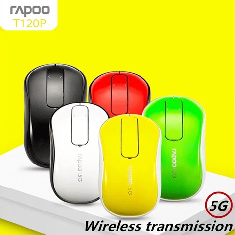 Original Rapoo T120P Touch Vibration Roller Power Saving 5.8G Wireless Mouse Office Home Touch Control for Computer PC Laptop ► Photo 1/5