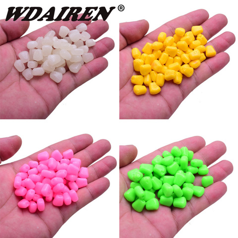 50Pcs/lot Corn soft Fishing Lures Silicone fragrance Smell Grass Carp Baits Isca Artificial Accessories Pesca Soft Bait WD-331 ► Photo 1/5