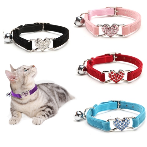 Cat Collar With Bell Collar For Cats Kitten Puppy Leash Collars For Cats Dog Chihuahua Pet Cat Collars Leashes Lead Pet Supplies ► Photo 1/6