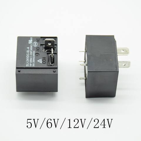 1pc Power Relays SLI-05VDC-SL-A SLI-06VDC-SL-A SLI-12VDC-SL-A SLI-24VDC-SL-A 5V 6V 12V 24V 30A HF2160 4PIN Relay T91 ► Photo 1/1