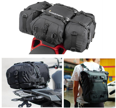 Uglybros Luggage Pack  Multi-Function Waterproof Motorcycle  Motocross Rear Seat  Bag 10L 20L 30L Outdoor Riding  Backpack ► Photo 1/2