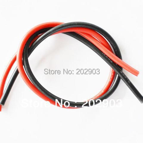 1meter Red+1meter Black 16# 16 AWG 16AWG Heatproof Soft Silicone Silica Gel Wire Connect Cable For RC Model Battery Part WOW-35 ► Photo 1/1