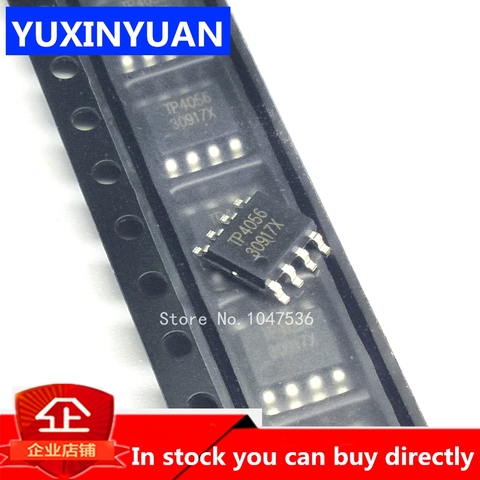 10pcs/lot TP4056 SMD 1A 4056 Linear Li-Ion battery charger IC / lithium charge management IC SOP8 100% good  TP4056E ► Photo 1/6