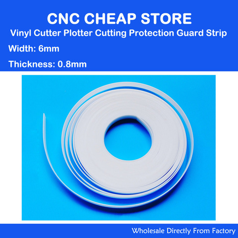 White 160cm x 6mm Cutting Plotter Blade Strip Guard Tape Vinyl Cutter ► Photo 1/1