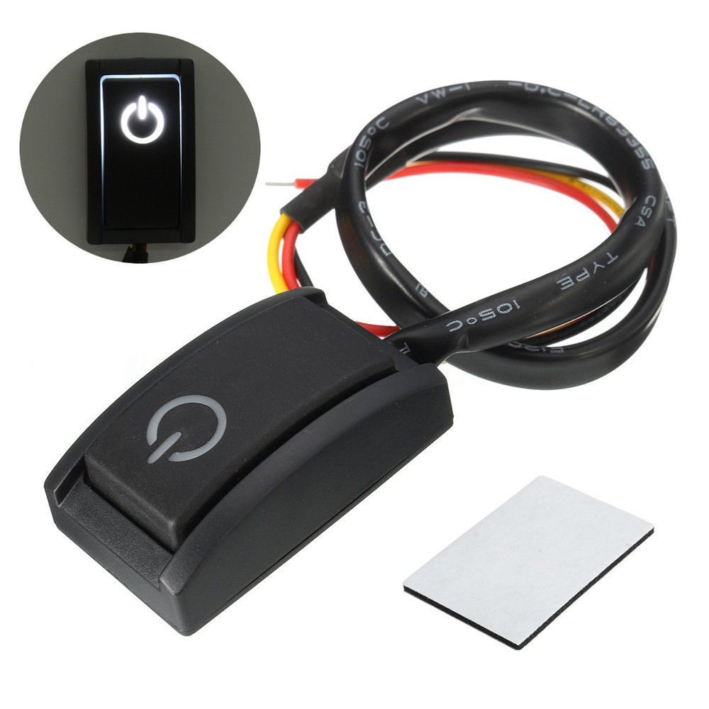 12V Car Push Button Latching Turn ON OFF Switch LED Light RV TRUCK AUTO BOAT DIY ► Photo 1/6