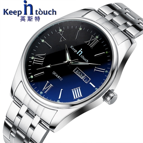New Simple Brand Luxury Men's Ladies Watches Date Waterproof Luminous Ultra Thin Clock Couple Quartz Watches Women Watches ► Photo 1/6