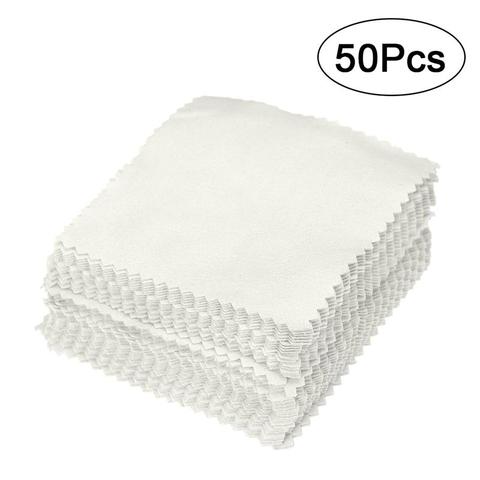 LUOEM 50cs Cleaner Clean Glasses Lens Cloth Wipes For Sunglasses Microfiber Eyeglass Cleaning Cloth For Camera Computer 8x8 cm ► Photo 1/6