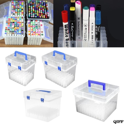 80 Slots Large Capacity Folding Marker Pen Case Art Markers Pen