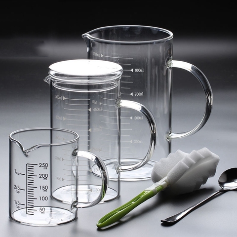 Kitchen Milk Baking Glass Measuring Cup Large Capacity With Scale