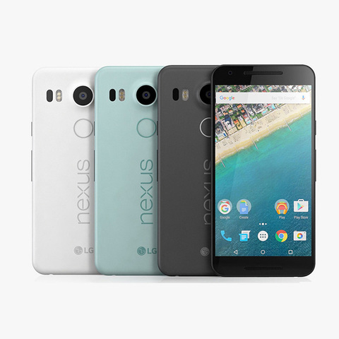 Original LG Nexus 5X H791 H790 4g lte android 6.0 cellphone 5.2''inch 12MP 16/32GB ROM 2GB RAM Fingerprint LTE mobile Smartphone ► Photo 1/4