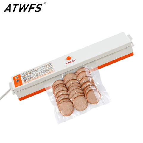 ATWFS Vacuum Sealer Packing Household Film Sealer Vacuum Packer Sealing Machine for Food Including 15Pcs Bags ► Photo 1/6