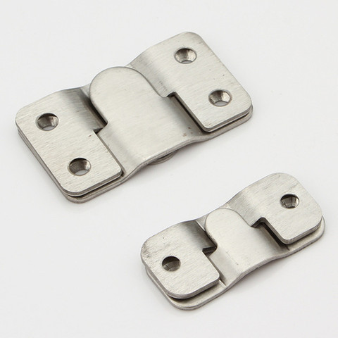 2pcs 54mm/43mm furniture connecting piece hanging buckle iron bed hanging hook buckle iron mirror frame insert fittings ► Photo 1/3