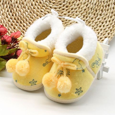 Winter Sweet Newborn Baby Girls Princess Winter Boots First Walkers Soft Soled Infant Toddler Kids Girl Footwear Shoes ► Photo 1/6