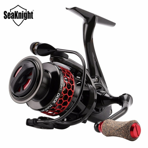 SeaKnight  Spinning Fishing Reel MORPH 2000 3000 11BB 5.2:1 ATD Cutted Aluminum Spool Carbon Fiber Body Spinning ► Photo 1/6