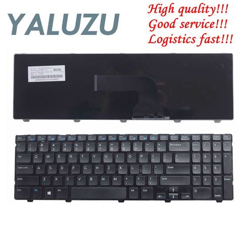 NEW US keyboard for DELL FOR Inspiron 15 3521 15R 5521 black English laptop keyboard with frame ► Photo 1/6