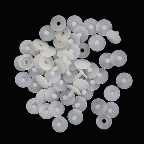 15/20/25/30/35/45mm 50Sets White Toy Doll Making Craft Joints dolls Accessories For Toys Teddy Bear plastic doll joints Making ► Photo 1/6