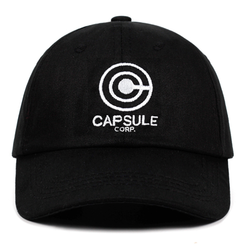 Capsule corp. Dad Hat Anime song 100% Cotton Embroidery Snapback Hats Unisex Baseball Caps Men Women Holiday Hats ► Photo 1/6