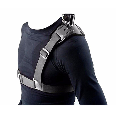For Gopro Accessories Adjustable Universal Single Shoulder Strap Grip Mount Chest Harness Belt Travel For GoPrp SJCAM SJ8 SJ9 ► Photo 1/4