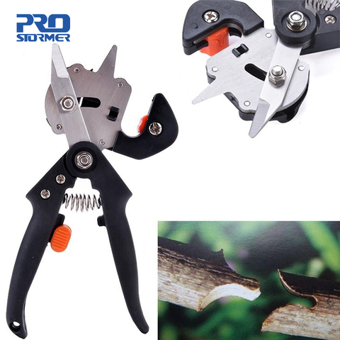 PROSTORMER Vaccination Secateurs Grafting Machine Garden Tools with 2 Blades Tree Grafting Tools Secateurs Scissors Pruner Shear ► Photo 1/6