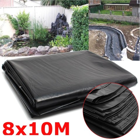 8*10m large Fish Pond Liner Garden Pools Reinforced HDPE Heavy Duty Landscaping Pool Pond Waterproof Liner Cloth 0.2mm thickness ► Photo 1/5