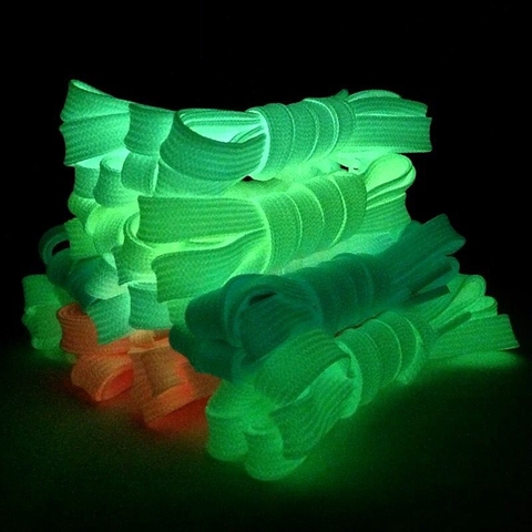 1Pair Luminous Shoelace Athletic Sneakers off white shoe Laces Party Glowing Shoe Lace Fluorescent Shoelaces 80/100/120/140CM ► Photo 1/6
