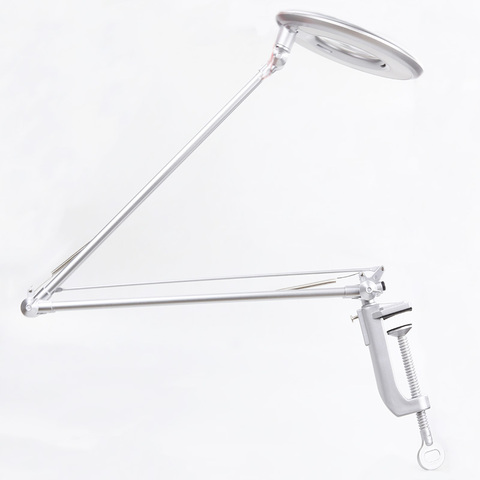 Led 8x Magnifier Lamp Swivel Arm Clip, Repair Touch Table Lamp