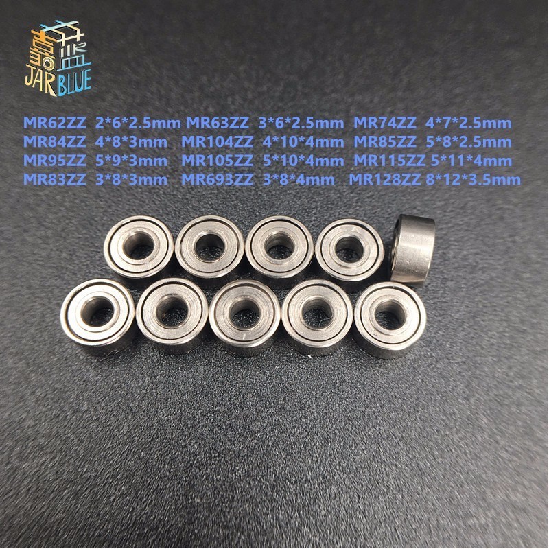 MR83zz Bearing Steel Bearing 3*8*3 mm 10Pcs ABEC-7 Miniature