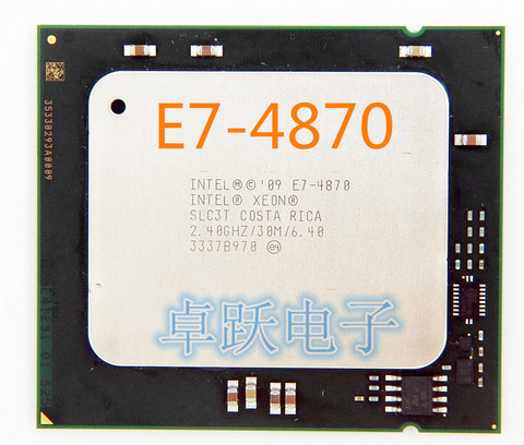 E7-4870 Original Intel Xeon E7 4870 cpu 2.40GHz 10-core 6.4GT/s 30MB 32nm 130W LGA1567 Free shipping ► Photo 1/1