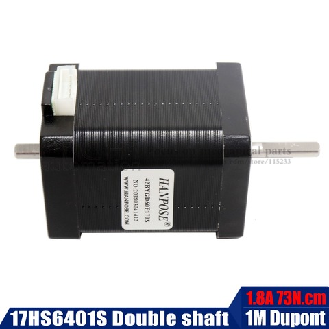 Double shaft 42 motor 4-lead NEMA 17 Stepper motor 1.8A 73N.cm 60MM length 17HS6401S motor for 3D printer and cnc ► Photo 1/6