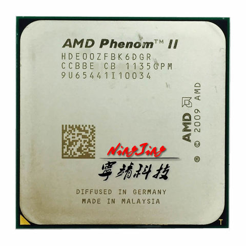 AMD Phenom II X6 1100T 1100 3.3 GHz Six Core CPU Processor HDE00ZFBK6DGR Socket AM3 ► Photo 1/1