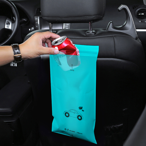 Car Trash Garbage Durable Car Auto Garbage Trash Can Automotive Waste Storage Car Seat Back Storage Bags For Dropshipping ► Photo 1/6