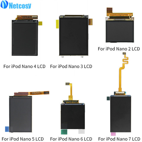 Netcosy For iPod Nano 2 3 4 5 6 7 Generation LCD Display Screen Replacement Parts For iPod Nano 2 3 4 5 6 7 LCD Screen ► Photo 1/6
