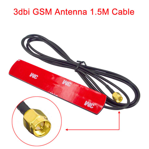 2dbi - 3dbi GSM antenna 824-960Mhz 1710-1990Mhz SMA plug male connector gsm Aerial 1.5M Cable ► Photo 1/5