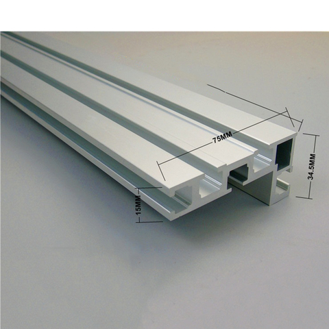 800mm Aluminium Profile 75mm height with T-tracks Woodworking Workbench DIY Tool ► Photo 1/1