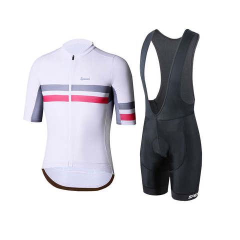 SPEXCEL lightweight Cycling Jersey Short Sleeve mesh fabirc race fit cycling set summer Quick Dry Bicycle jerseys and bib shorts ► Photo 1/6