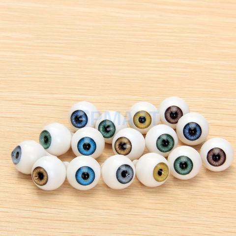 8 Pcs Round Acrylic Doll Eyes Eyeballs 14mm ► Photo 1/6
