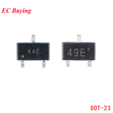 10Pcs 44E 49E Hall Effect Sensor Switch SMD Hall Element SS49E AH49E A3144E SOT23 Sensor Switch Brushless Electric Motor ► Photo 1/4