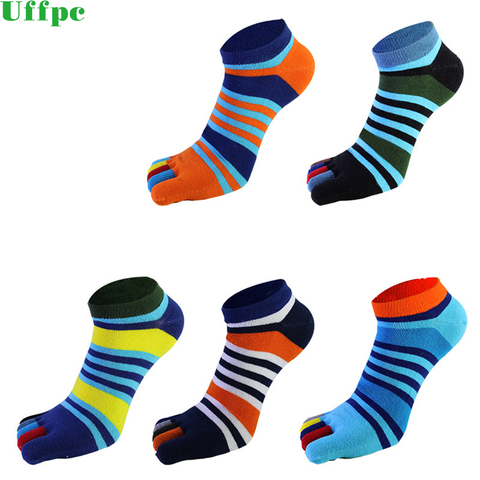 1 Pairs/lots summer Men Socks Boys Cotton Finger Breathable Five Toe Socks Pure Sock Ideal for Five 5 Finger Toe Shoes ► Photo 1/6