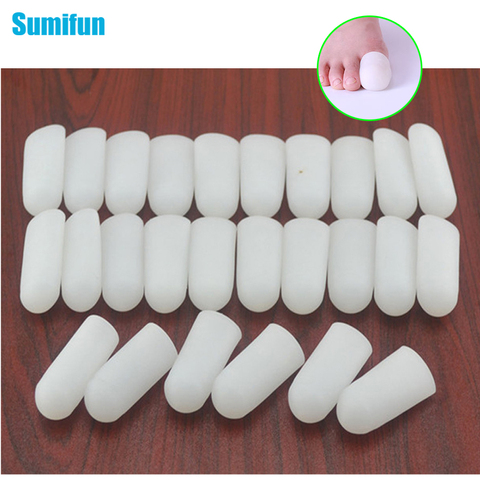 8Pcs Women Silicone Gel Tube Finger Toe Protectors Blister Protect Foot Feet Pain Relief Feet Care Feet Care Product C477 ► Photo 1/6