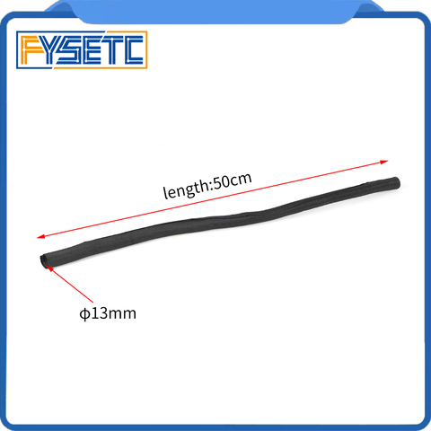 3D Printer Parts L 50CM OD 13mm Textile Sleeve Cable Wire Wrapping Connected Cable For Prusa i3 MK2S/MK2.5/MK3 Hotend Extruder ► Photo 1/6