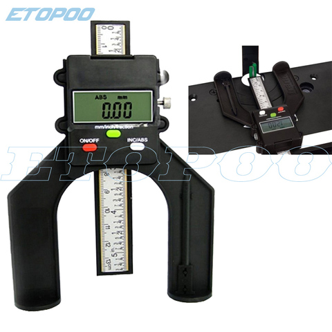 Trend Digital Depth caliper Wood Working depth gauge caliper depth vernier caliper digital height caliper D60 ROUTER OR SAWBLADE ► Photo 1/6