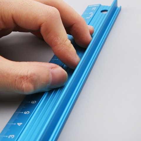 Professional Aluminum Alloy Straight Ruler Protective Scale Measuring Engineers Drawing Tool 3 Sizes ► Photo 1/6
