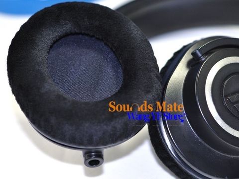 Smooth Velour Ear Pads Cushion For Audio Technica ATH M40 M50 M40X M50X M30 M35 SX1 M50S Dj Headphone Headset ► Photo 1/6