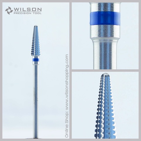 Straight Edge with Spiral Cut - Standard(5001202) - ISO 176 - Tungsten Carbide Burs - WILSON Carbide Nail Drill Bit&Dental Burs ► Photo 1/1