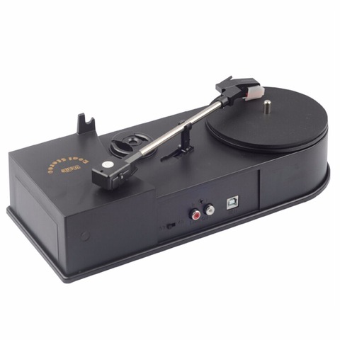 USB Portable Mini Vinyl Turntable Audio Player Vinyl Turntable to MP3/WAV/CD Converter Mini Phonograph Turntable Record EC008-1 ► Photo 1/4