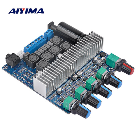 AIYIMA Assembled HIFI digital power amplifier TPA3116D2 2.1 high-power board 12-24V subwoofer bass board ► Photo 1/6