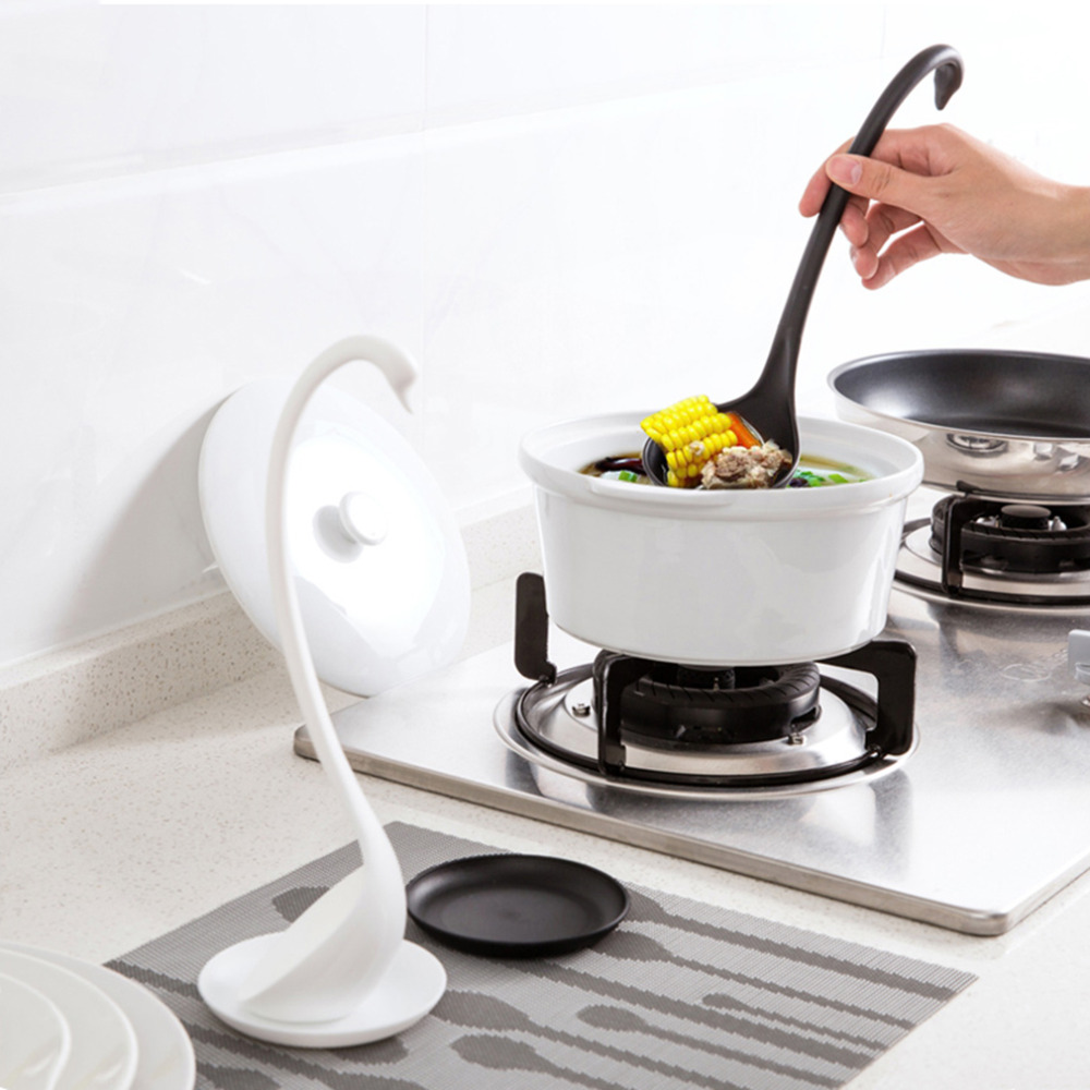 Swan Long Handled Spoon Soup Tableware Dinnerware Cooking Kitchen Gadgets Tools