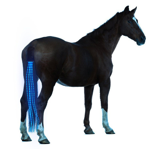 New 100CM Horse Tail USB Lights Chargeable LED Crupper Horse Harness Equestrian Outdoor Sport Horse Riding Tail Lights Equipment ► Photo 1/6