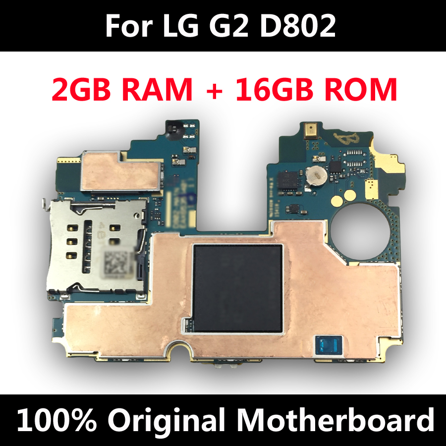 gips De controle krijgen Rijke man For LG G2 D802 Motherboard 16GB 32GB Unlocked Mainboard With Full Chips  Original Android OS Installed Full Function Logic Board - Price history &  Review | AliExpress Seller - ShenZhen DCY Electronic